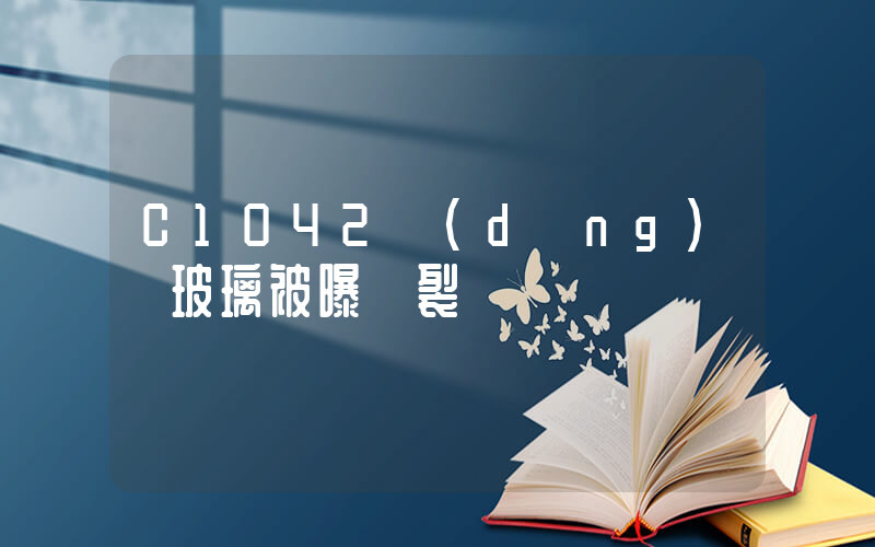 C1042動(dòng)車玻璃被曝開裂插圖