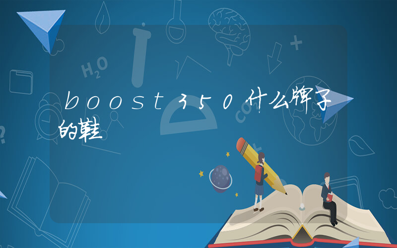 boost350什么牌子的鞋插圖