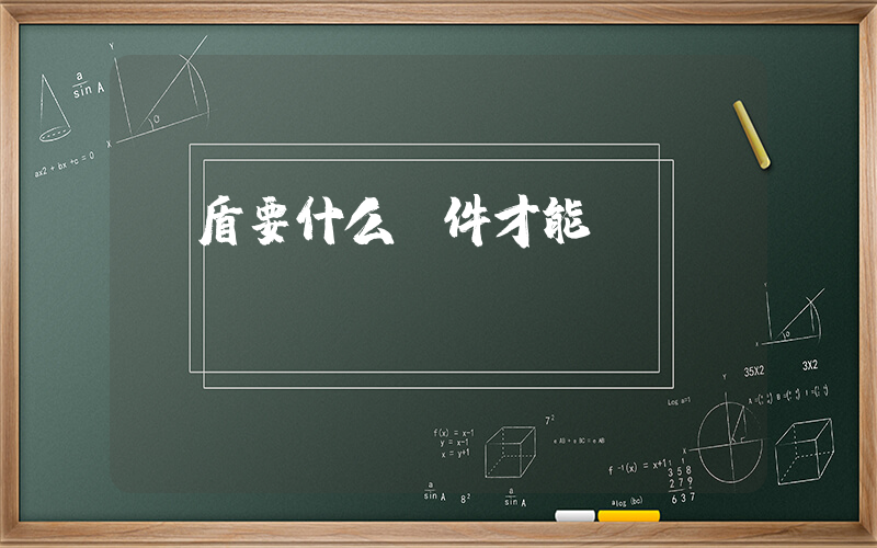 u盾要什么條件才能辦插圖