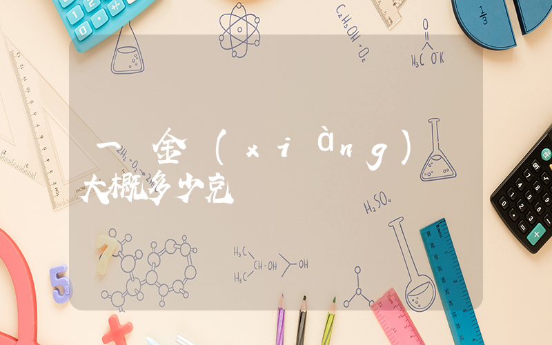 一條金項(xiàng)鏈大概多少克插圖