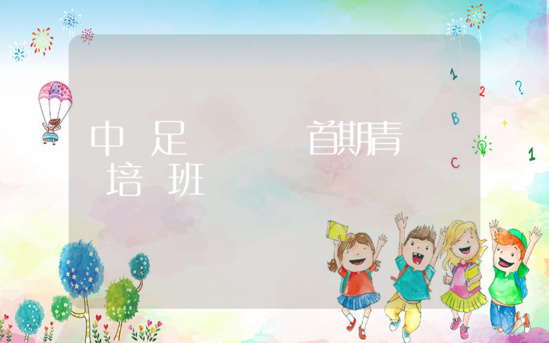 中國足協將舉辦首期青訓總監培訓班插圖