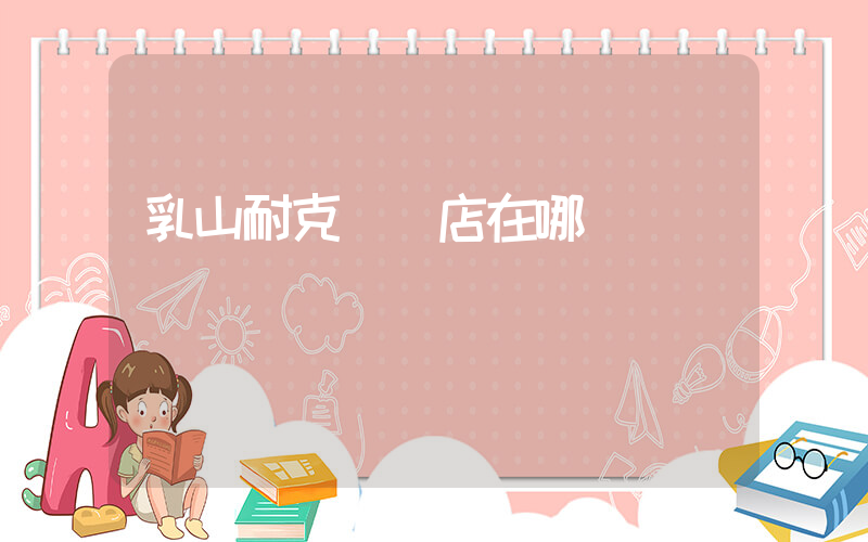 乳山耐克專賣店在哪插圖