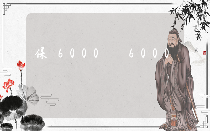 保價6000會賠6000嗎插圖