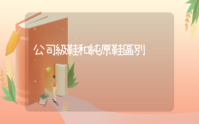 公司級鞋和純原鞋區別插圖