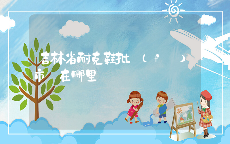 吉林省耐克鞋批發(fā)市場在哪里插圖