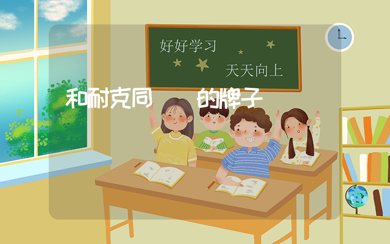 和耐克同級別的牌子插圖