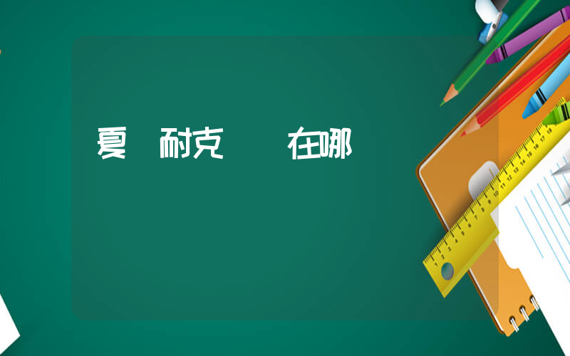 夏縣耐克專賣在哪插圖