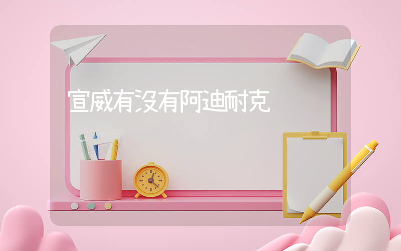 宣威有沒有阿迪耐克插圖