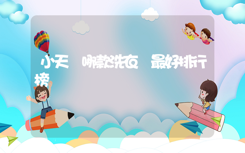 小天鵝哪款洗衣機最好排行榜插圖