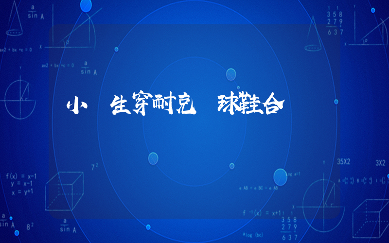 小學生穿耐克籃球鞋合適嗎插圖
