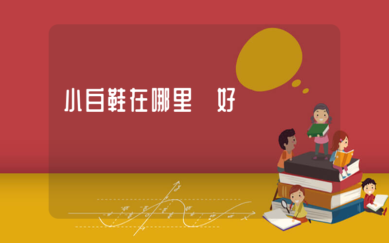 小白鞋在哪里買好插圖