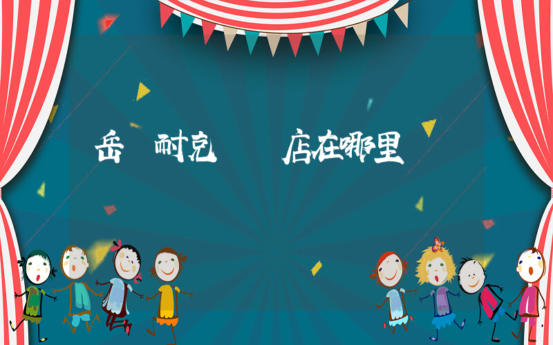 岳陽耐克專賣店在哪里插圖