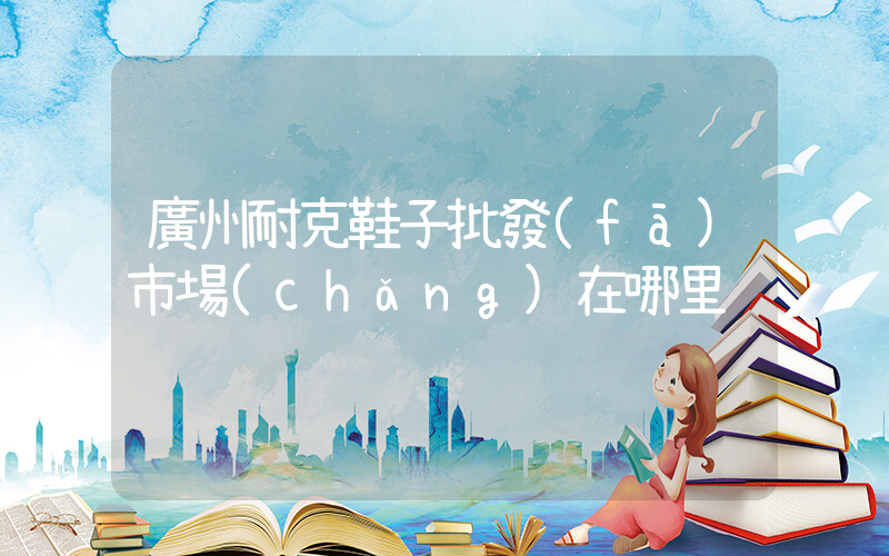 廣州耐克鞋子批發(fā)市場(chǎng)在哪里插圖
