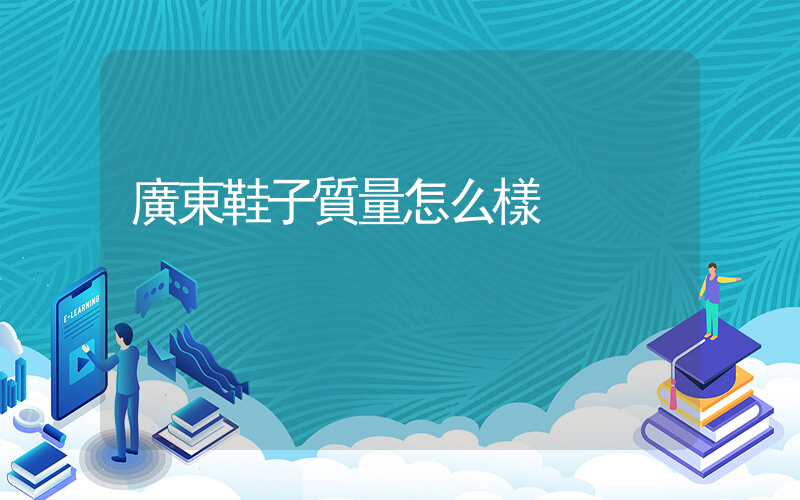廣東鞋子質量怎么樣插圖