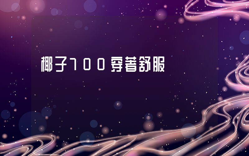 椰子700穿著舒服嗎插圖