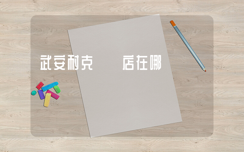 武安耐克實體店在哪插圖