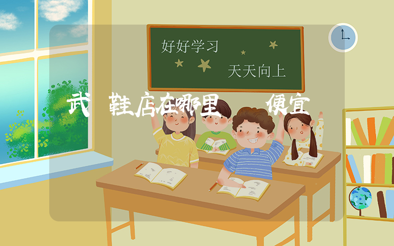 武漢鞋店在哪里進貨便宜插圖