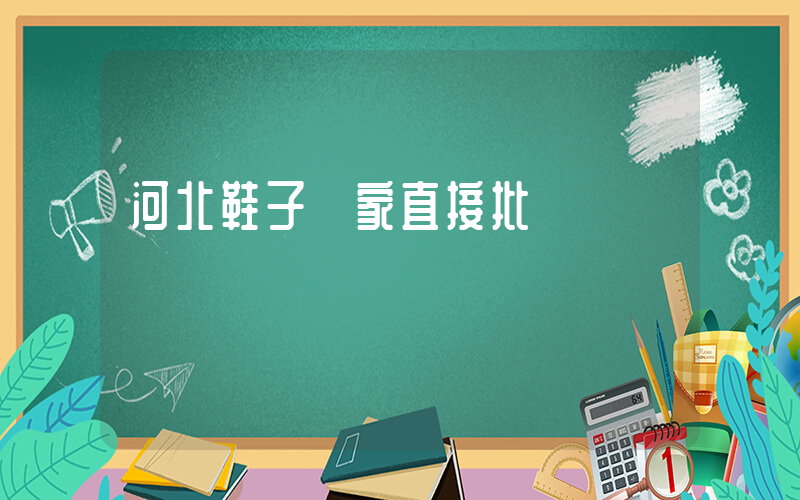 河北鞋子廠家直接批發插圖