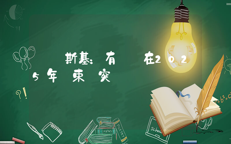 澤連斯基：有機會在2025年結束沖突插圖