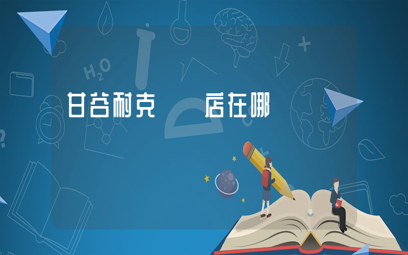 甘谷耐克專賣店在哪插圖