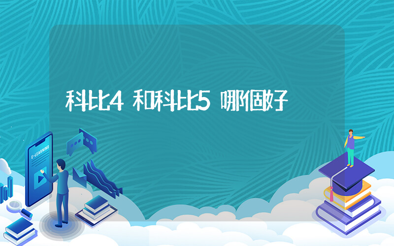科比4和科比5哪個好插圖
