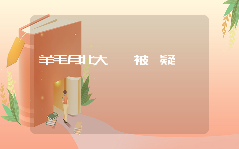 羊毛月北大學歷被質疑插圖