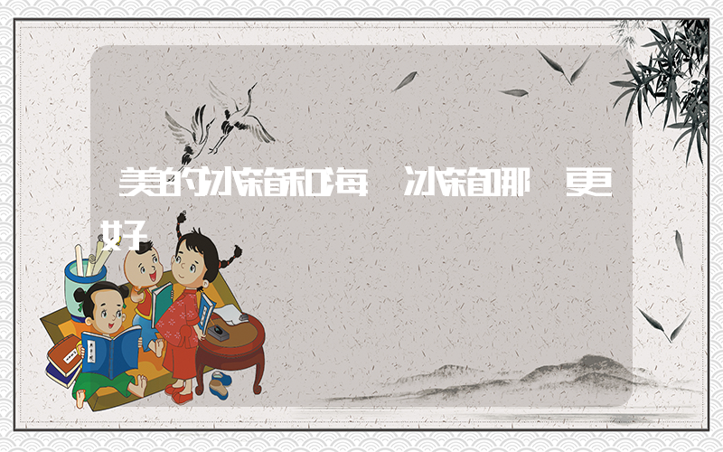 美的冰箱和海爾冰箱哪個更好一點插圖