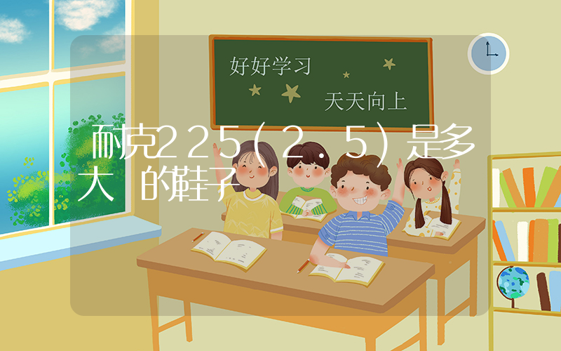 耐克225(2.5)是多大碼的鞋子插圖