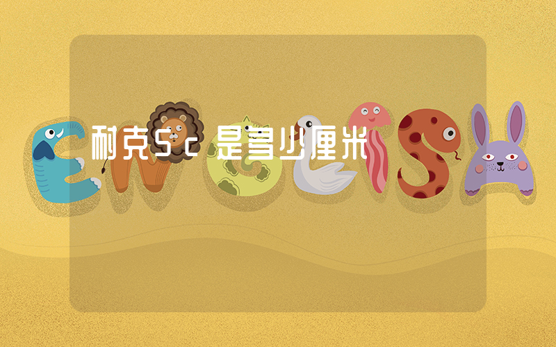 耐克5c是多少厘米插圖