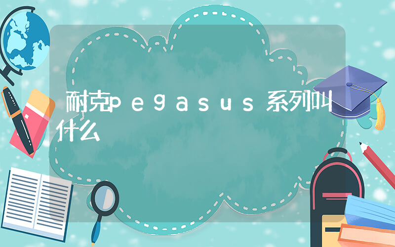 耐克pegasus系列叫什么插圖