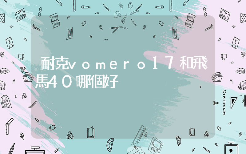 耐克vomero17和飛馬40哪個好插圖