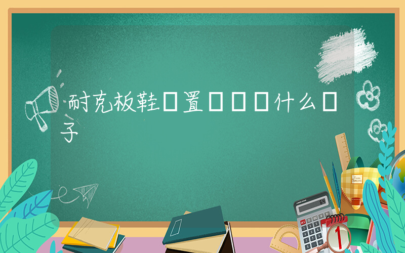 耐克板鞋內置氣墊長什么樣子插圖