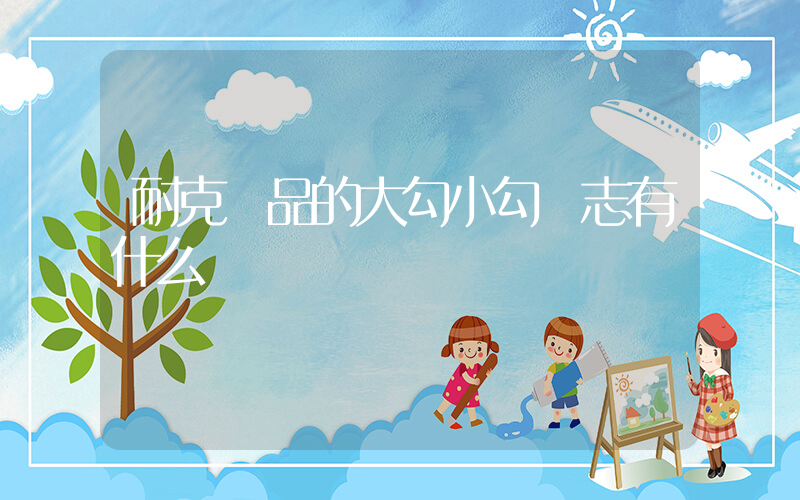 耐克產品的大勾小勾標志有什么區別插圖