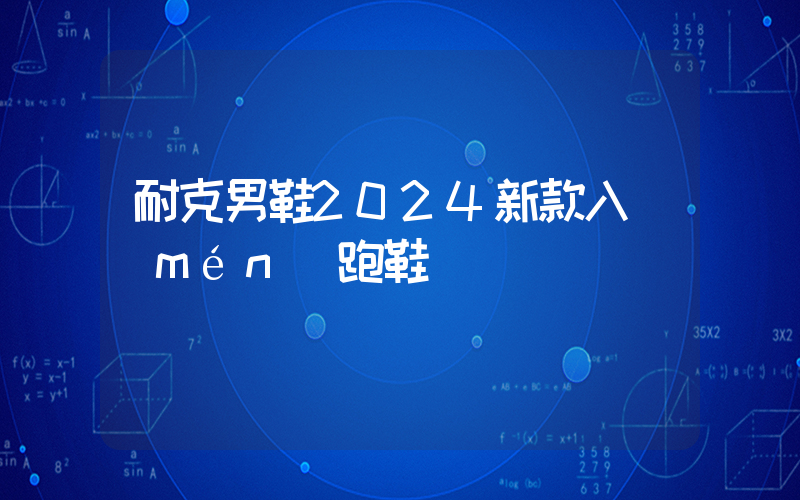 耐克男鞋2024新款入門(mén)跑鞋插圖