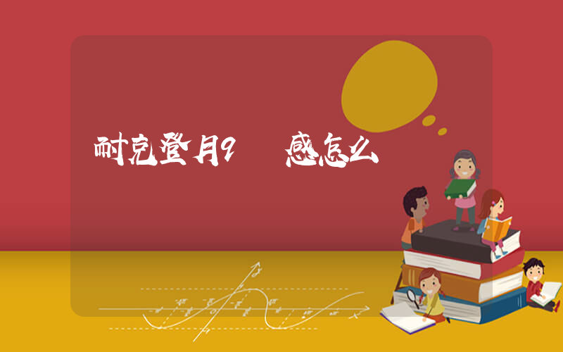耐克登月9腳感怎么樣插圖