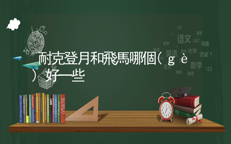耐克登月和飛馬哪個(gè)好一些插圖