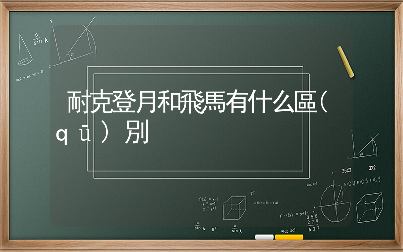 耐克登月和飛馬有什么區(qū)別插圖