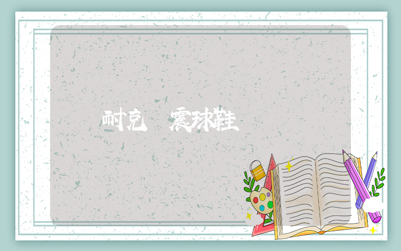 耐克緩震球鞋插圖