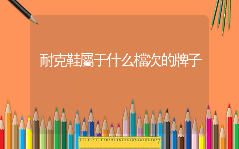 耐克鞋屬于什么檔次的牌子插圖