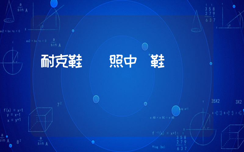 耐克鞋碼對照中國鞋碼插圖