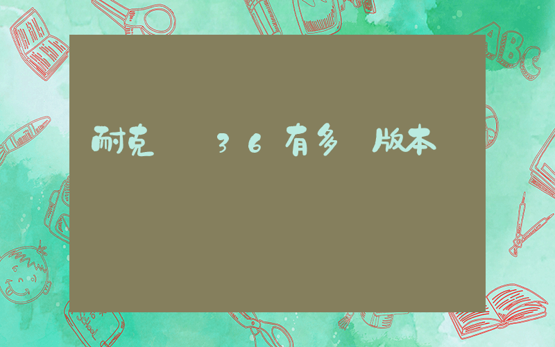 耐克飛馬36有多個版本嗎插圖