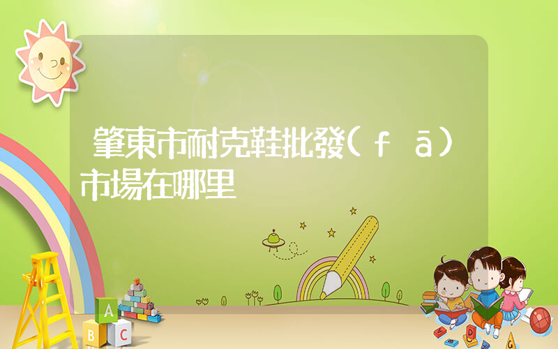 肇東市耐克鞋批發(fā)市場在哪里插圖