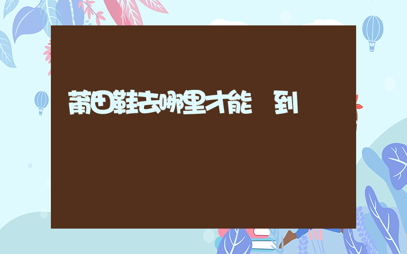 莆田鞋去哪里才能買到頂級貨插圖