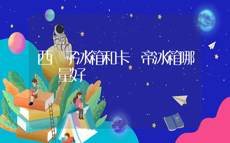 西門子冰箱和卡薩帝冰箱哪個質量好插圖