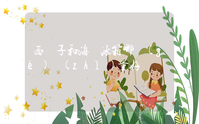 西門子和海爾冰箱哪個(gè)質(zhì)量好插圖