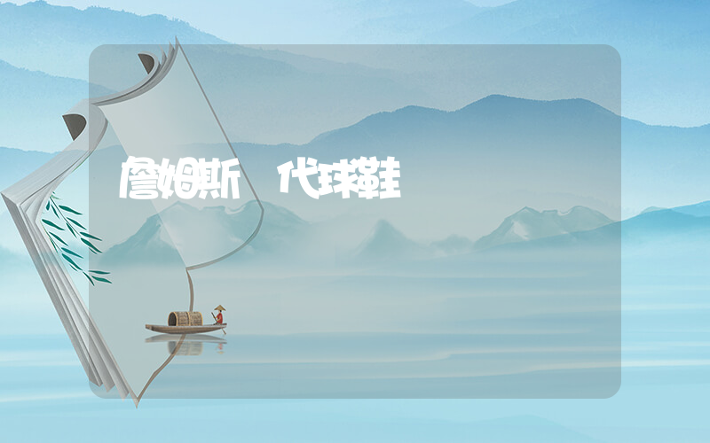 詹姆斯歷代球鞋插圖