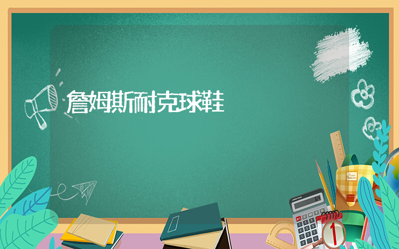 詹姆斯耐克球鞋插圖