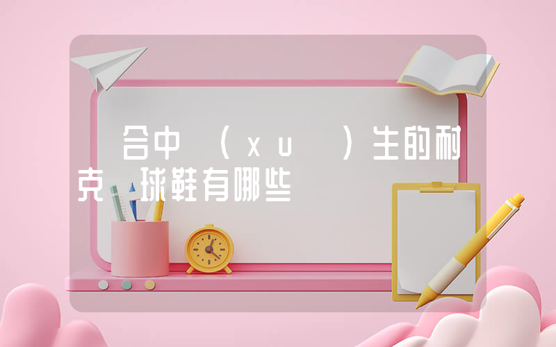 適合中學(xué)生的耐克籃球鞋有哪些插圖