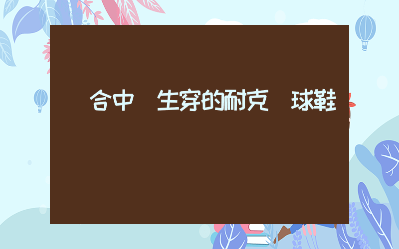 適合中學生穿的耐克籃球鞋插圖