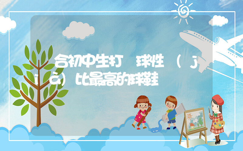 適合初中生打籃球性價(jià)比最高的球鞋插圖